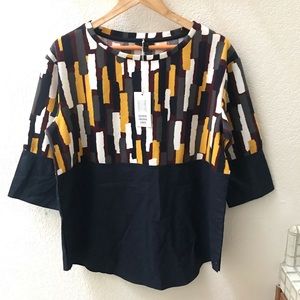 COS block shirt